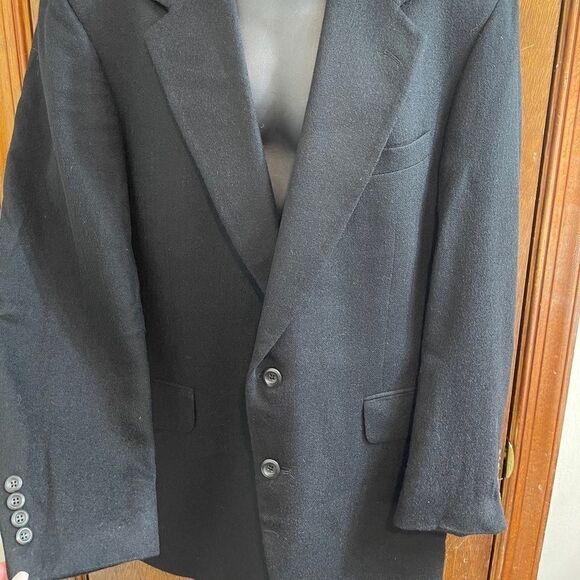 Nordstrom Black Loro Piana Worsted Camel Hair - Picture 4 of 11